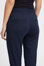 Load image into Gallery viewer, ICHI Kate cropped Trousers - Total Eclipse(Navy)