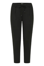 Load image into Gallery viewer, ICHI Kate Cropped Trousers - Black