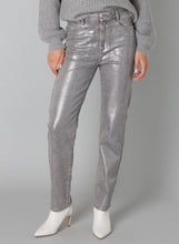 Load image into Gallery viewer, Yest  Pasclina Metallic Trousers - Silver Grey