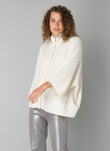 Yest Pelia Cardigan - Sandy White Melange