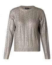 Load image into Gallery viewer, Yest  Penelope Metallic Jumper - Silver Grey