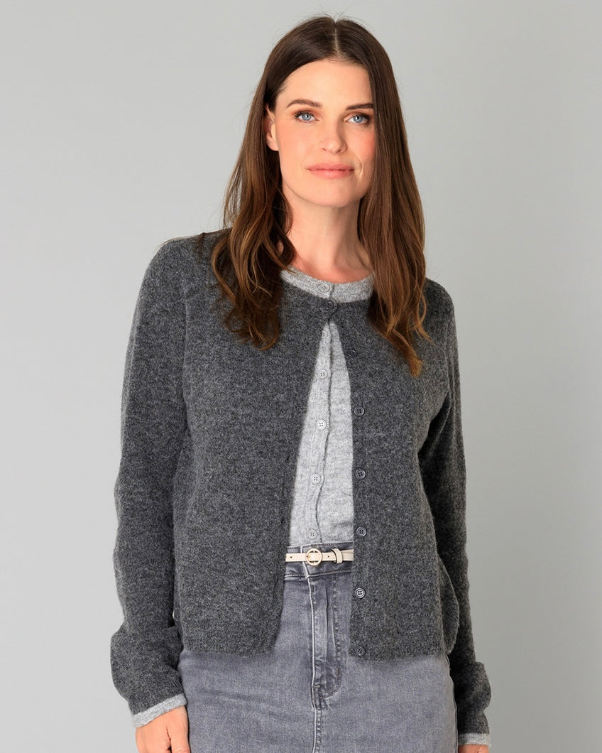 Yest Brandi Double Layer Cardigan
