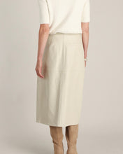 Load image into Gallery viewer, Yest Danica Faux Leather Skirt - Winter White
