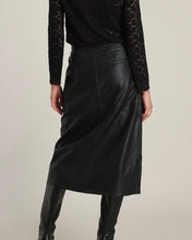 Load image into Gallery viewer, Yest Danica Faux Leather Skirt - Black