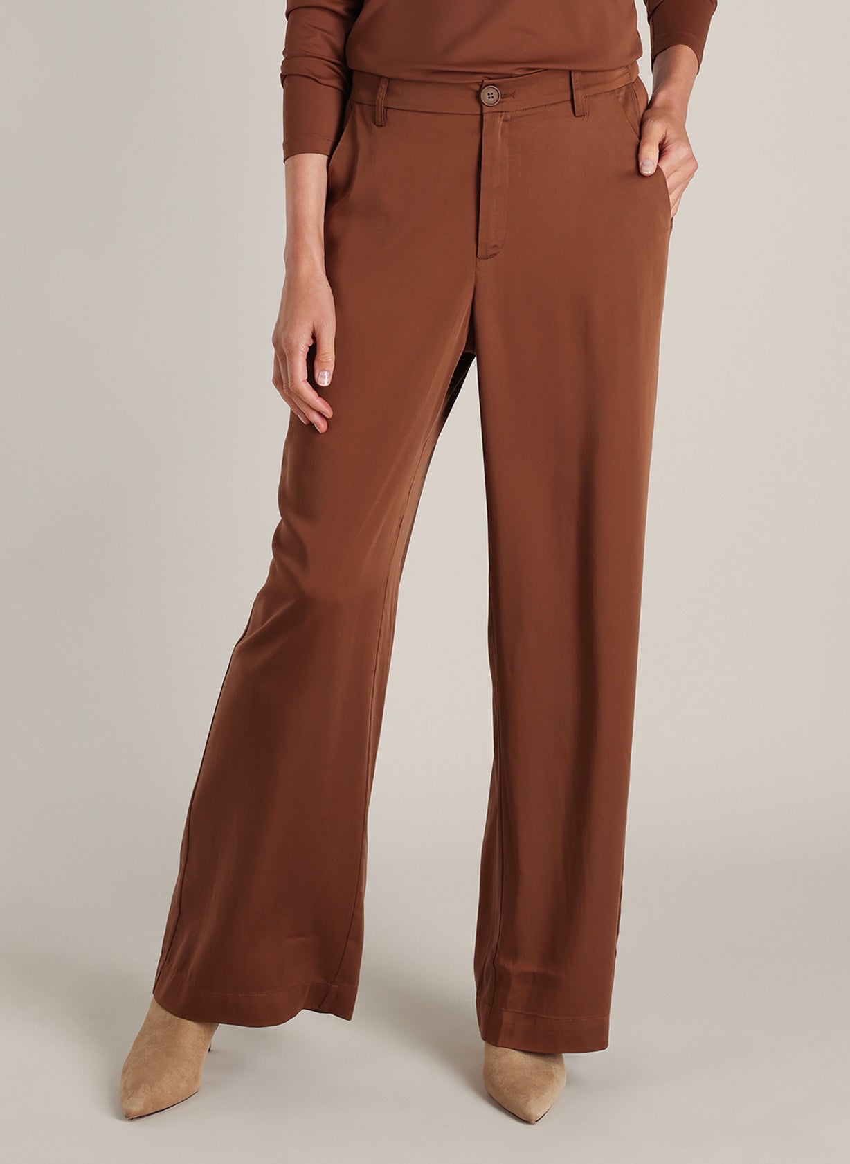Yest Diana Trousers - Copper Brown
