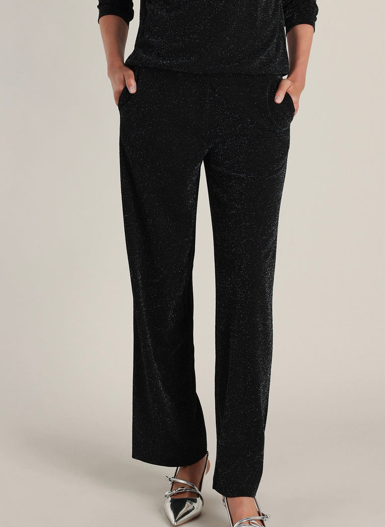 Yest Palmoma Pant - Black Lurex