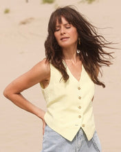 Load image into Gallery viewer, Yest Sabi Waistcoat - Pastel Yellow