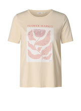 Load image into Gallery viewer, Yest Ivamaria Essential Tee - Natural