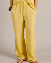 Load image into Gallery viewer, Yest Merel Essential Linen Blend Trouser - Raffia Yellow