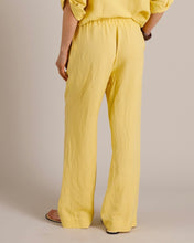 Load image into Gallery viewer, Yest Merel Essential Linen Blend Trouser - Raffia Yellow