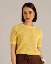 Load image into Gallery viewer, Yest Marlies Top - Raffia Yellow