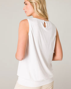 Base Level Yasmin Top - White