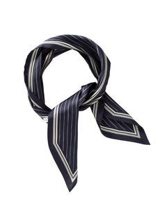 YAYA Stripe Scarf - Inkwell Blue
