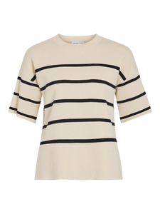 Vila Ostria Jumper - Birch/Black