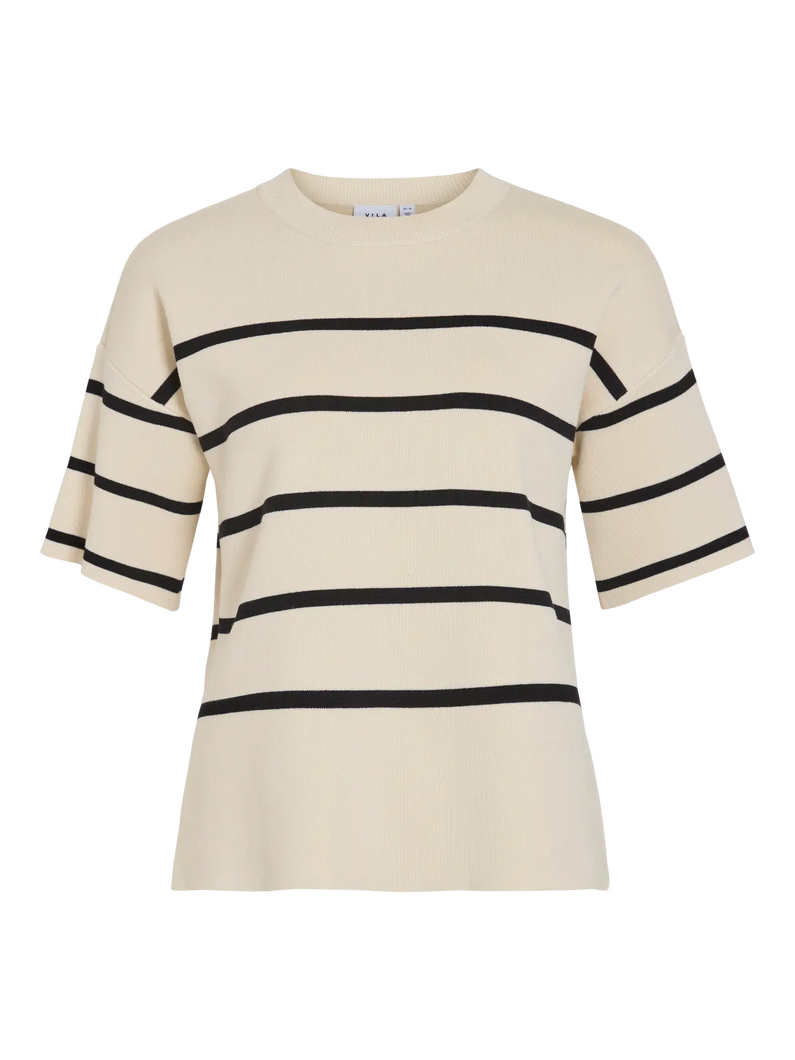 Vila Ostria Jumper - Birch/Black