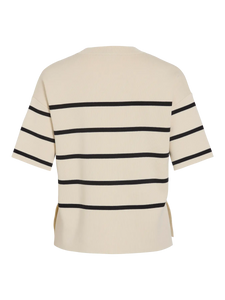 Vila Ostria Jumper - Birch/Black