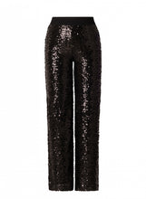 Load image into Gallery viewer, Yest  Sequin Trousers - Marine Blue