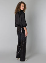 Load image into Gallery viewer, Yest  Sequin Trousers - Black