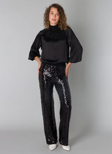 Load image into Gallery viewer, Yest  Sequin Trousers - Marine Blue