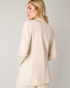 Base Level  Yace Blazer - Light Beige