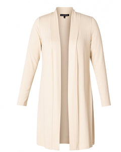 Base Level Yayla Long Cardigan -  Light Beige