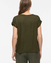 Load image into Gallery viewer, Vila Ellette Satin Top - Forest Night