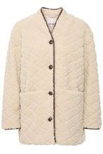 Load image into Gallery viewer, ICHI Solava Quilted Teddy Jacket