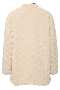 ICHI Solava Quilted Teddy Jacket