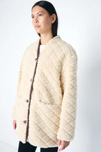 Load image into Gallery viewer, ICHI Solava Quilted Teddy Jacket