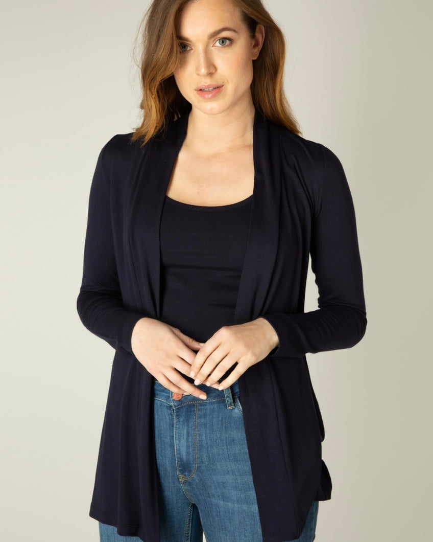 Base Level Yayla Cardigan - Dark Blue