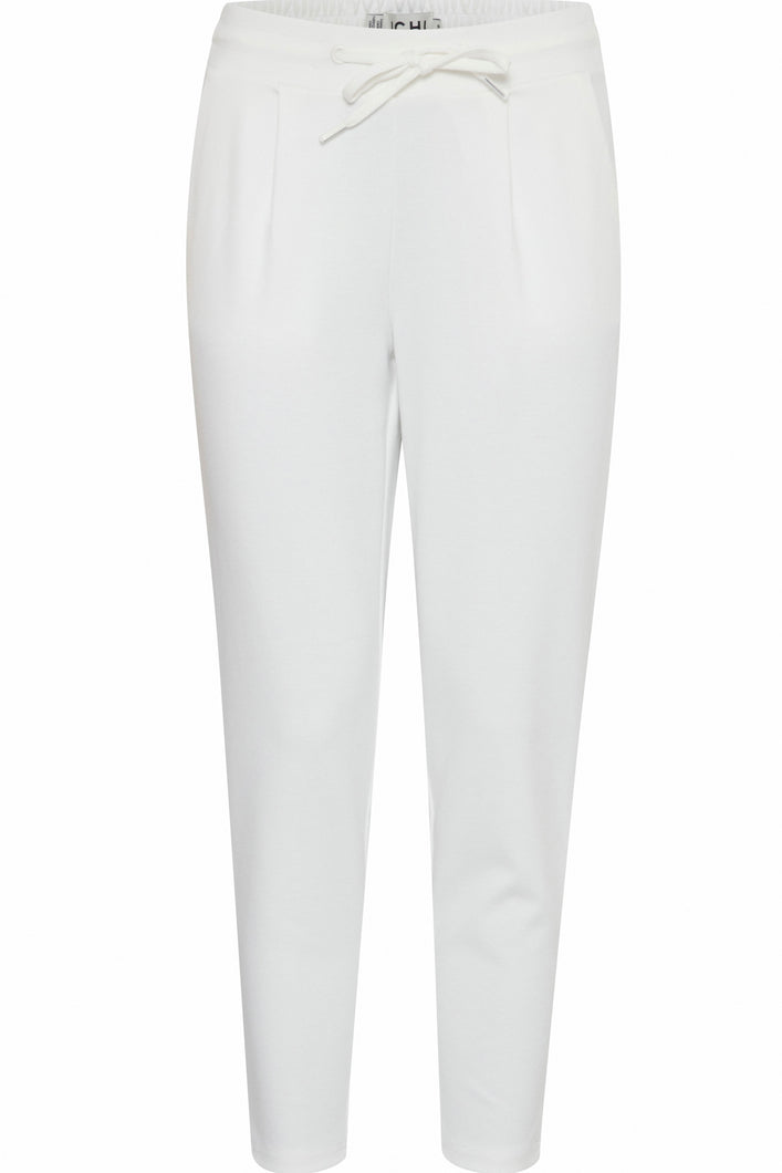 ICHI Kate Trousers - Cloud Dancer