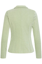Load image into Gallery viewer, ICHI Kate Pique Blazer - Iguana Green