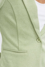Load image into Gallery viewer, ICHI Kate Pique Blazer - Iguana Green