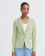 Load image into Gallery viewer, ICHI Kate Pique Blazer - Iguana Green