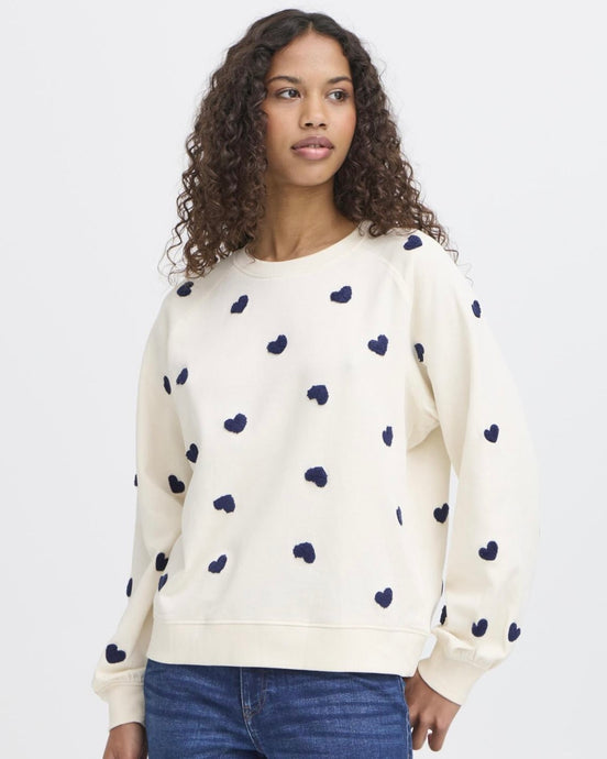 ICHI Kasura Sweatshirt - Patriot Blue