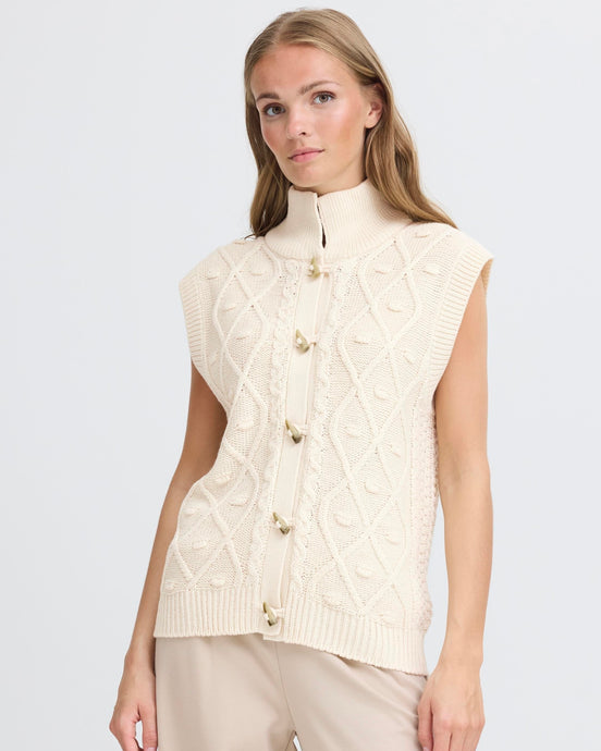 ICHI Destan Knitted Gilet
