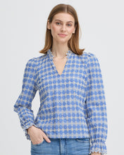 Load image into Gallery viewer, ICHI Fulia Blouse - Bel Air Blue