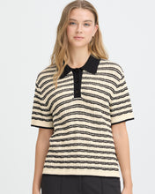 Load image into Gallery viewer, ICHI Chany Top - Birch/Black