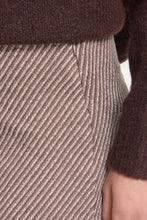 Load image into Gallery viewer, ICHI Kate Twillish Wide Leg Pant - Java Almond Milk Brown