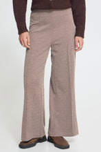 Load image into Gallery viewer, ICHI Kate Twillish Wide Leg Pant - Java Almond Milk Brown