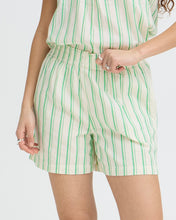 Load image into Gallery viewer, ICHI Jovil Shorts - Greenbriar Stripe