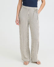 Load image into Gallery viewer, ICHI Marrakech Trouser - Total Eclipse (Navy) Stripe