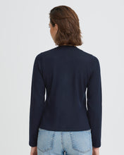 Load image into Gallery viewer, ICHI Luls Round Neck Cardigan - Navy Blue (Total Eclipse)
