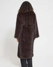 Load image into Gallery viewer, ICHI Hansa Padded Coat - Chocolate Torte