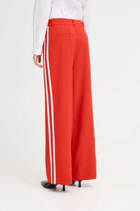 ICHI Folavi Trouser - Fiery Red