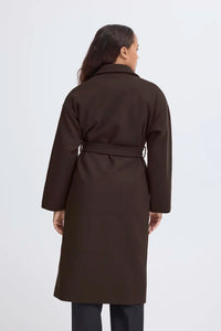 ICHI Jannet Coat - Chocolate Torte