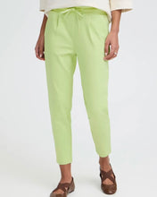 Load image into Gallery viewer, ICHI Kate Cropped Trousers - Lily Green