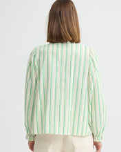 Load image into Gallery viewer, ICHI Jovil Shirt - Greenbriar Stripe