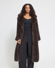 Load image into Gallery viewer, ICHI Hansa Padded Coat - Chocolate Torte