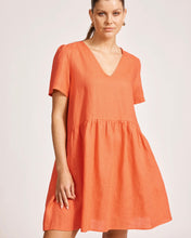 Load image into Gallery viewer, Eb &amp; Ive Miramar Linen  Dress -Coral